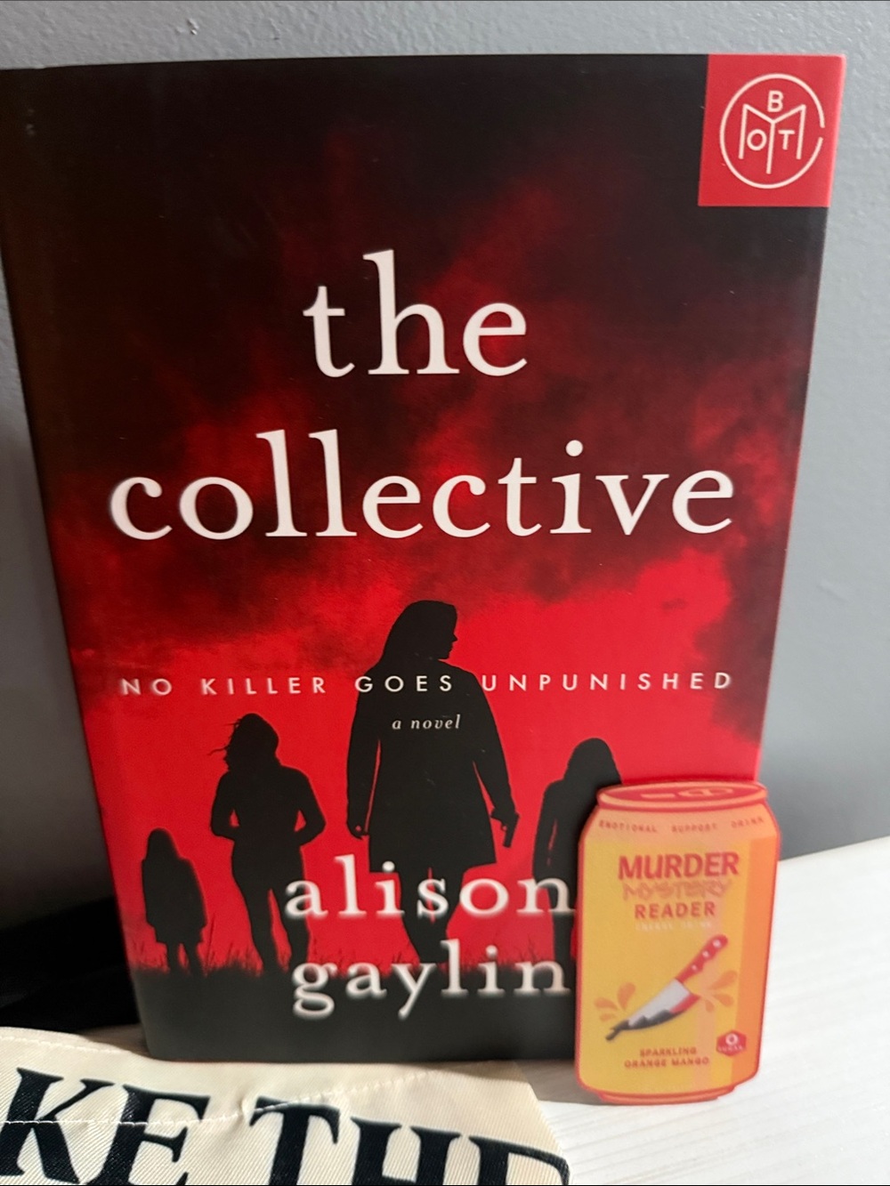 Book bundle. Hardcover book, bookmark, and tote - Picture 2 of 4